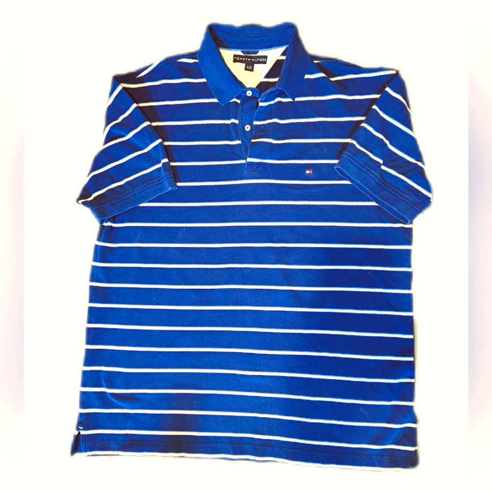 Mens Tommy Hillfiger striped polo